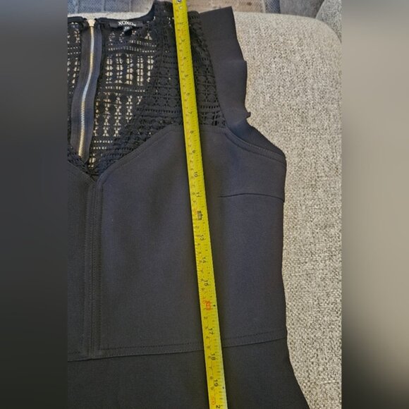 XOXO Womens Black Lace Inlay Flutter Sleeves Cocktail Dress Juniors XXL - Picture 10 of 12